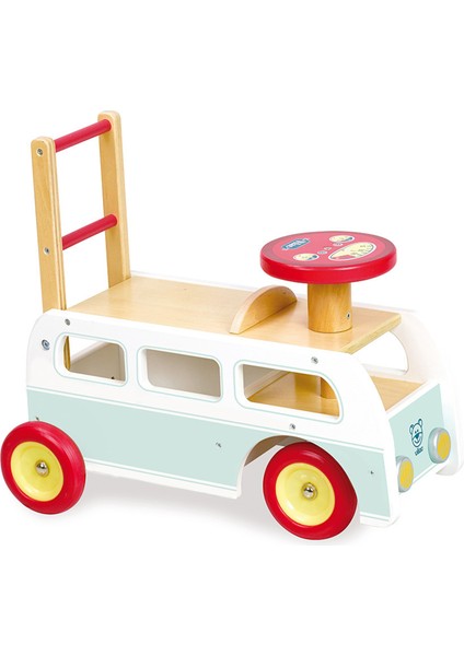 Retro Bus Ahşap Oyuncak