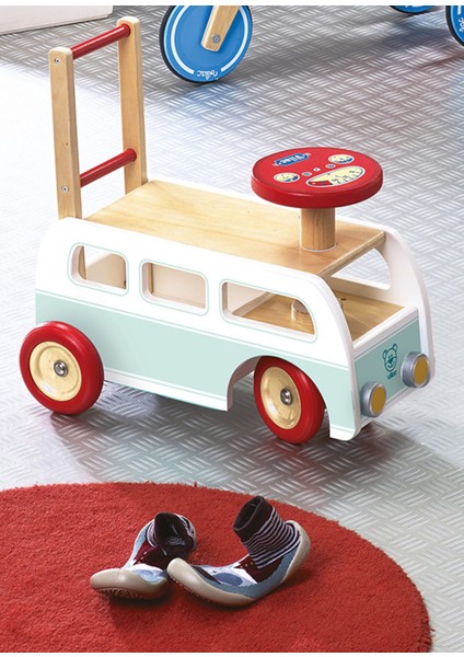 Retro Bus Ahşap Oyuncak modelleri