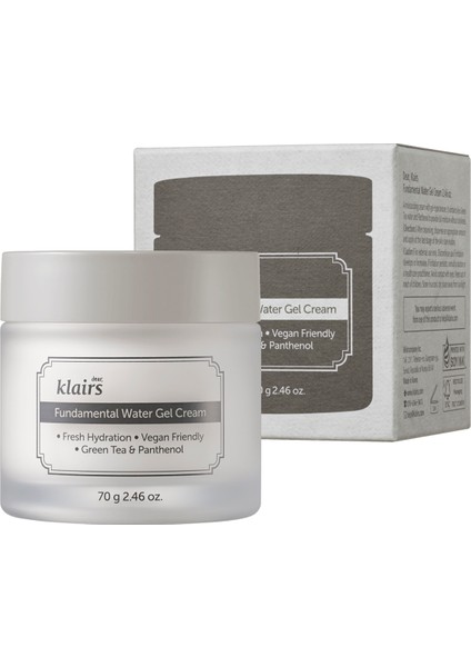 Fundamental Water Gel Cream Aydınlatıcı & Nemlendirici Yüz Kremi 70 ml