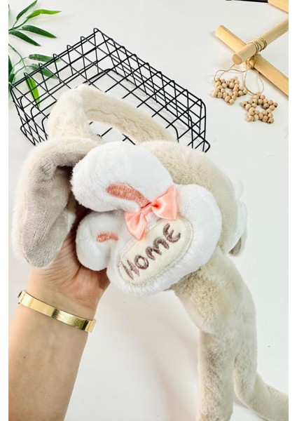 Tavşak Home Detaylı Kız Çocuk Haraketli kulaklık - Krem fiyatları