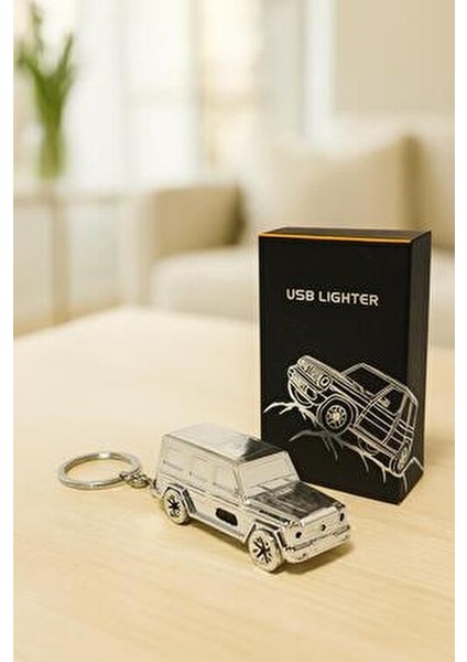 Lüks Araba Tasarımlı USB Elektronik Çakmak – Şarjlı, Anahtarlık Model fiyatları