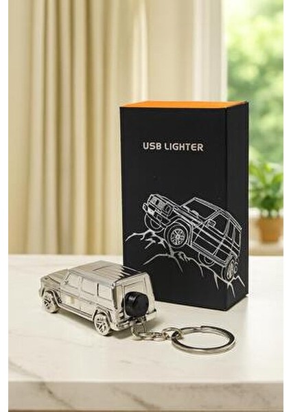 Lüks Araba Tasarımlı USB Elektronik Çakmak – Şarjlı, Anahtarlık Model modelleri