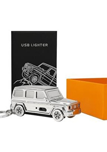 Lüks Araba Tasarımlı USB Elektronik Çakmak – Şarjlı, Anahtarlık Model fırsatları