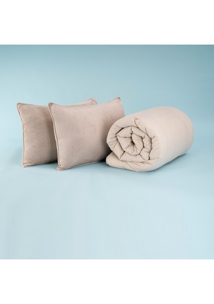 Elegante Dormio Trio Yastık Kılıfı&yorgan Vizon 220X240 cm