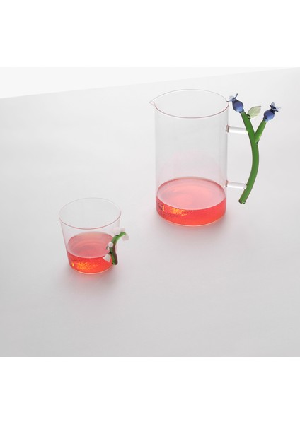 No:2 Botanica Çiçek Figürlü Cam Sürahi fiyatları