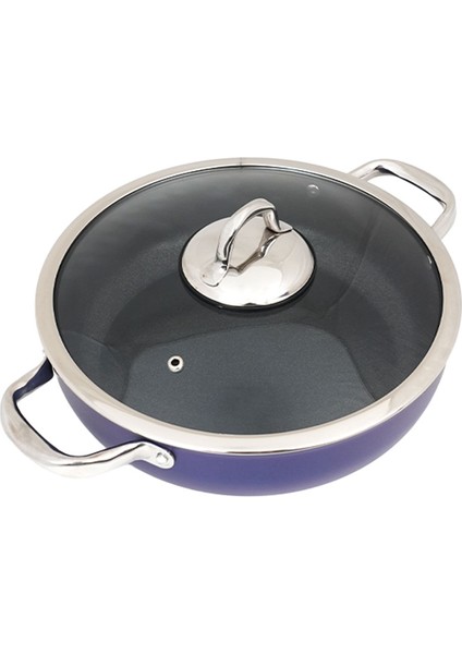Master Mavi Titanyum Sığ Tencere 24 cm fiyatları
