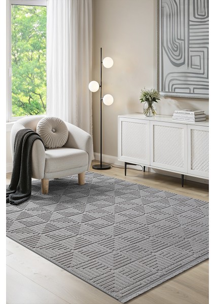 Liya Iskandinav Bukle Halı Salon Oturma Odası Yatak Odası Koridor Halısı Yolluk Gri Halı modelleri