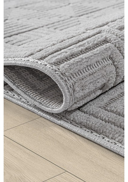 Liya Iskandinav Bukle Halı Salon Oturma Odası Yatak Odası Koridor Halısı Yolluk Gri Halı