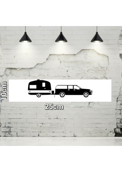Çekme Karavan Uyumlu Motokaravan Dağ Doğa Camp Stıcker Yapışkan