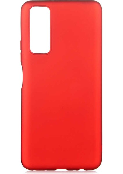 Huawei P Smart 2021 Kılıf N7TH Premier Silikon Kapak-Kırmızı
