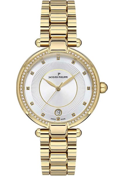 JPQLS082324N Altın Rengi Çelik Kadın Kol Saati