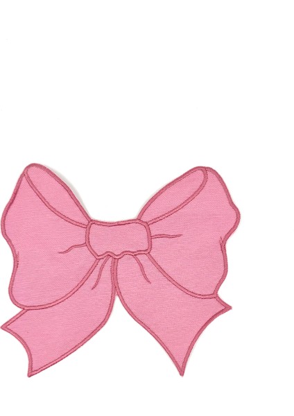 Bow Pembe Keten 4'lü Bardak Altlığı