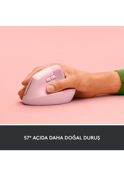 Lift Rose 910-006478 Sessiz Kablosuz Ergonomik Dikey Mouse fiyatları