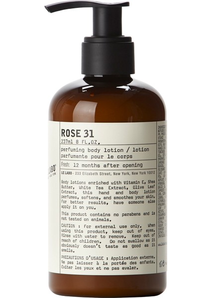 Rose 31 - Parfümlü Vücut Losyonu