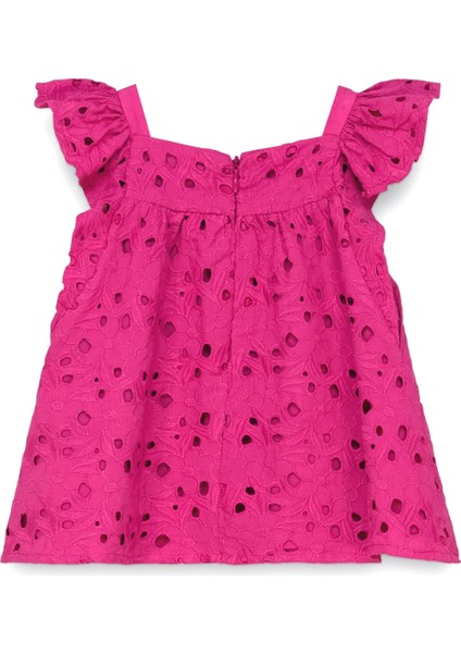 Fuşya Kolsuz Kız Bebek Elbise fiyatları