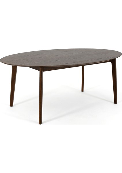 Henlow Koyu Meşe Oval Yemek Masası fiyatları