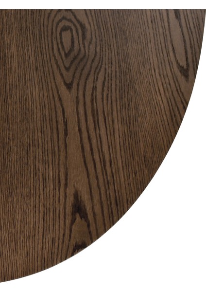 Henlow Koyu Meşe Oval Yemek Masası