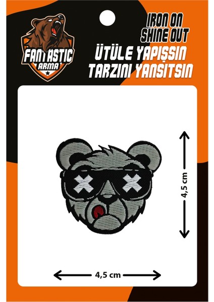 10'lu Paket Ütü ile Yapışan Dokuma Arma Patch Yama