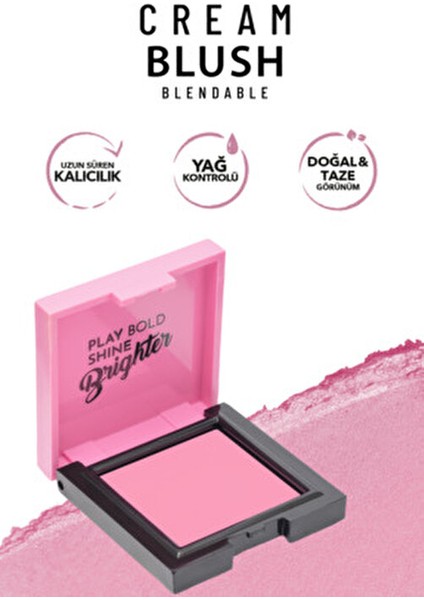 Profashion Cream Blush - Krem Allık 52 Brighter modelleri