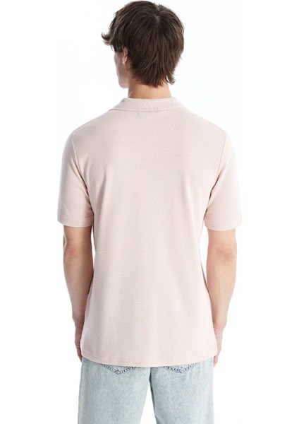 Yeni Sezon Polo Yaka Kısa Kollu Erkek Dokulu Tişört indirimleri