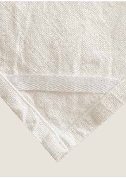 Remsa Beyaz/açık Gri Pamuklu 2'li Mutfak Havlusu Seti