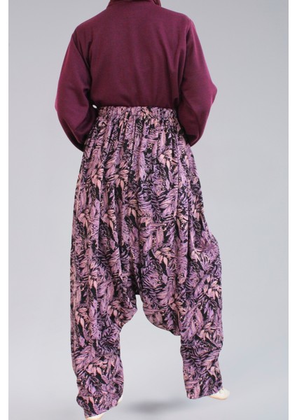 Kışlık Viskon Şalvar - Gabardin Viskon Kadın Şalvar Standart Beden fırsatları