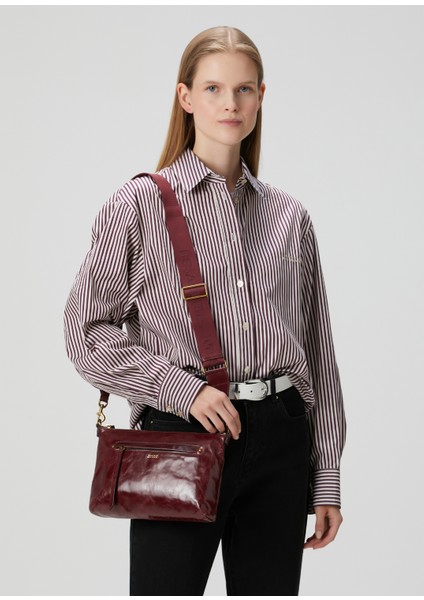 Nessah Bordo Kadın Deri Çanta fiyatları