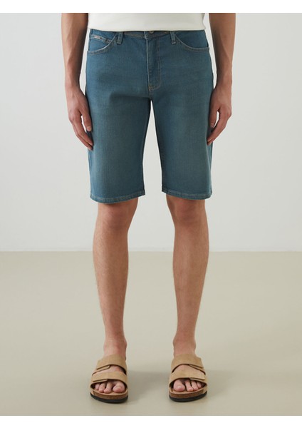 Yeni Sezon Standart Kalıp Erkek Jean Şort fiyatları