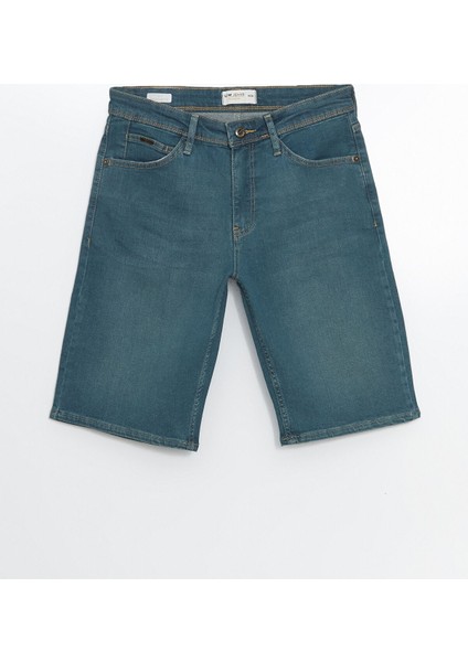 Yeni Sezon Standart Kalıp Erkek Jean Şort indirimleri
