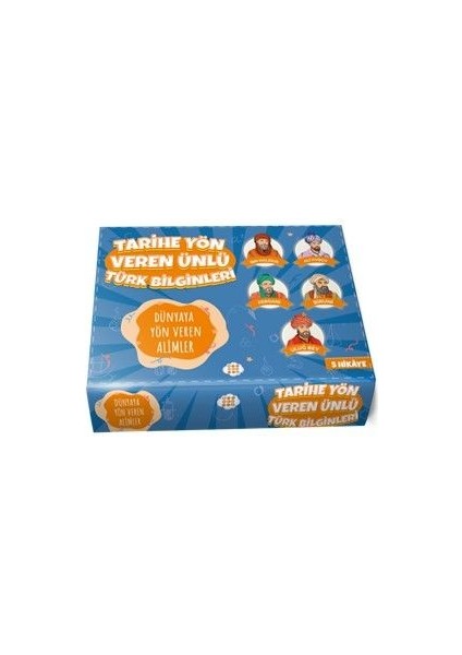 Tarihe Yön Veren Ünlü Türk Bilginleri - Dünyaya Yön Veren Alimler(5 Kitap)