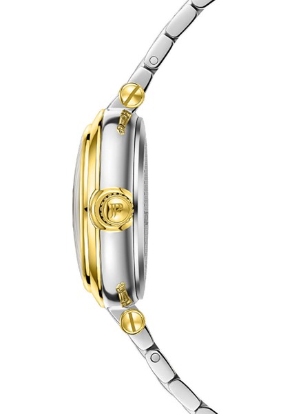 JPQLS967328YG Altın Rengi Metalik Gri Çelik Kadın Kol Saati fiyatları