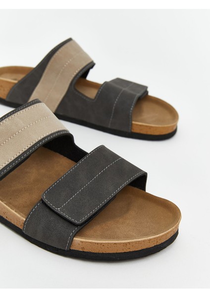 Yeni Sezon Süet Görünümlü Erkek Terlik modelleri