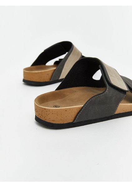 Yeni Sezon Süet Görünümlü Erkek Terlik indirimleri