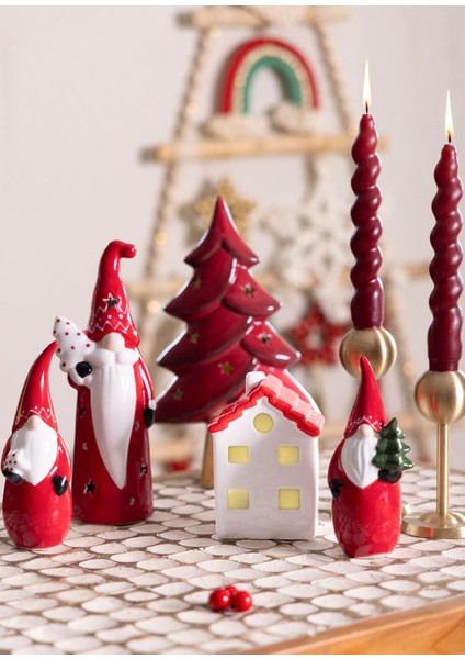 Dekoratif Yılbaşı Süsü Şans Cücesi 5X5X15 cm fırsatları