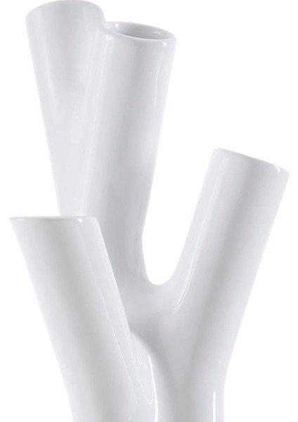 Roseau White Seramik Küçük Boy Vazo 20 cm fiyatları