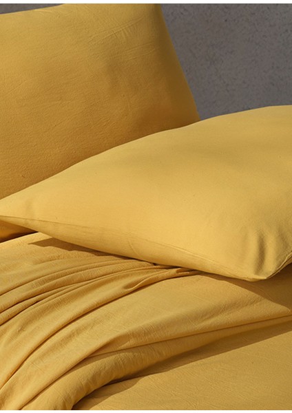 Bürümcük Mango Sarı Çarşaf Seti 270X310 cm modelleri