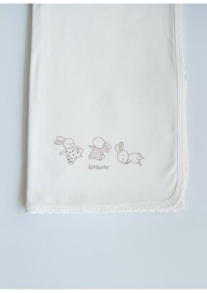 Organik New Basic Çift Kat Battaniye Ekru modelleri