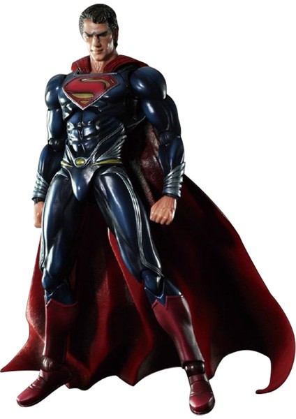 Man Of Steel Play Arts Kai Superman Heykel