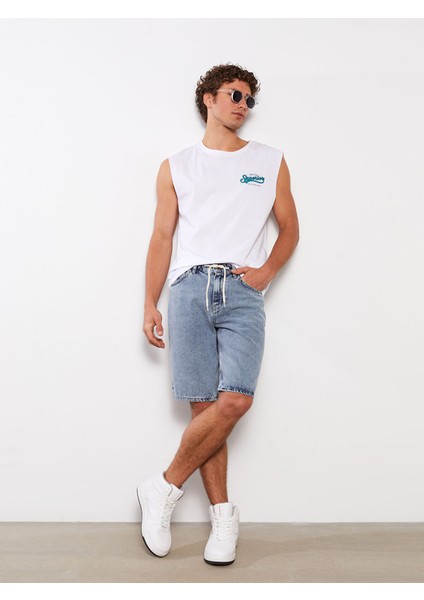 Yeni Sezon Standart Kalıp Erkek Jean Şort fiyatları
