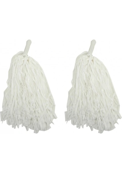 1 Çift ( 2 Adet ) Beyaz Renk 23 Nisan Gösteri Ponponu (4887) fiyatları