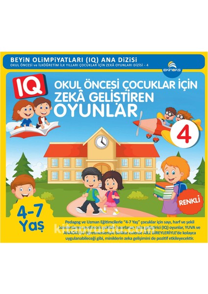 Okul Öncesi Çocuklar Için Iq Zeka Geliştiren Oyunlar 4 (4-7 Yaş)