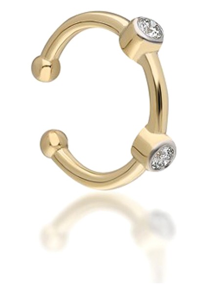 Bezel Ring Pırlantalı Kadın Altın Tek Küpe fiyatları