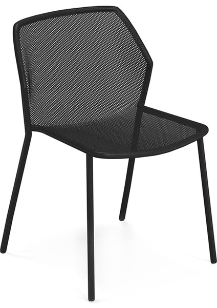 Darwin Black Çelik Bahçe Sandalyesi