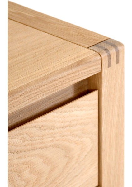 Modesto Natürel Meşe Tek Çekmeceli Komodin fırsatları