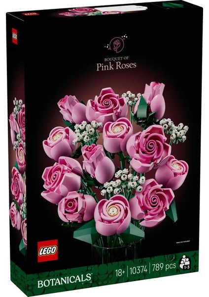 10374 Botanicals Pembe Gül Buketi fiyatları