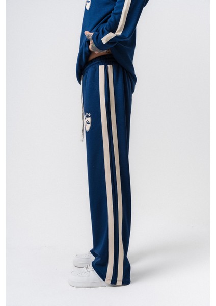 Erkek Şerit Detaylı Modal Baggy Eşofman Altı Lacivert modelleri