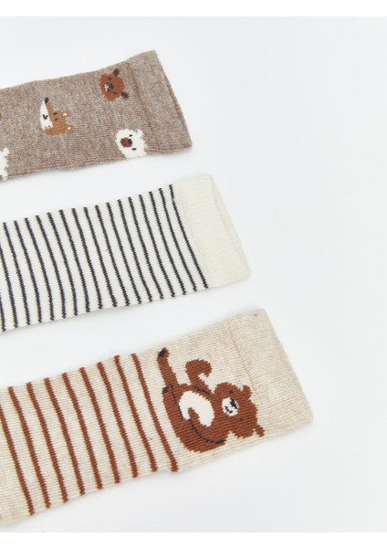 Yeni Sezon Desenli Erkek Bebek Soket Çorap 5'li fiyatları