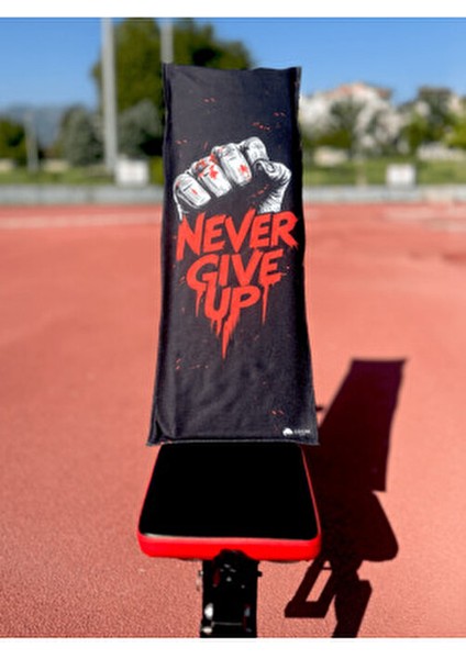 Pamuklu Yeni Nesil Fitness Spor Havlusu - Dijital Baskılı - Hızlı Kuruyan Mikrofiber |never Give Up fiyatları