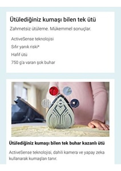9000 Serisi Taban Kameralı Buhar Kazanlı Ütü | Ütülediğiniz Kumaşı Bilen Tek Ütü | Hafif Ütü 3100W fiyatları