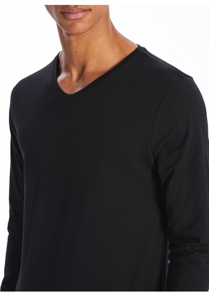 Yeni Sezon V Yaka Uzun Kollu Erkek Atlet modelleri